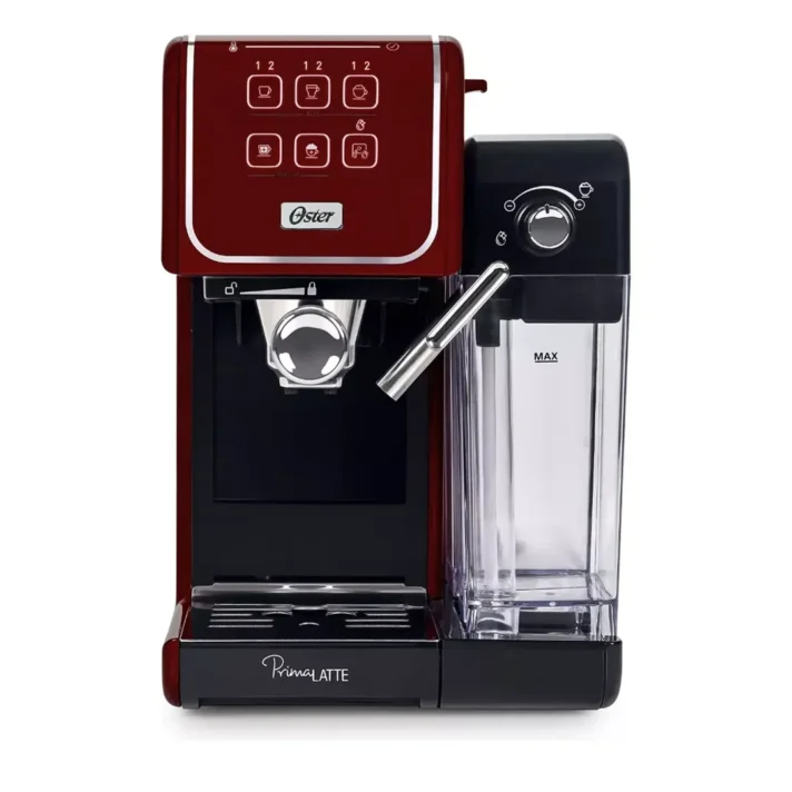Cafeteira Espresso Primalatte Touch Red Oster Cor Preto/Vermelho 110V