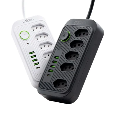 O Filtro de Linha com Portas USB é a solução completa para sua casa ou escritório. Com múltiplas tomadas padrão brasileiro, portas USB integradas e filtro de linha.