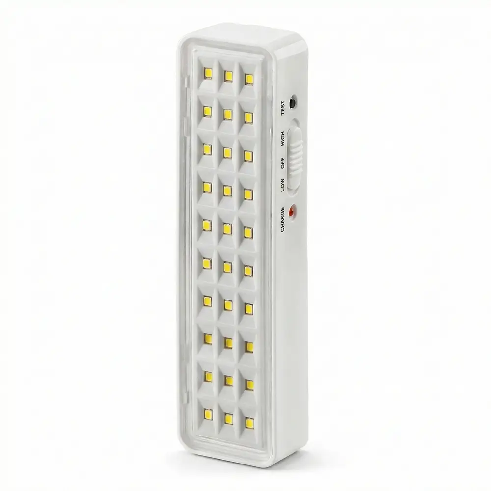 A Luminária de Emergência Automática recarregável é a segurança que faltava no seu lar.
